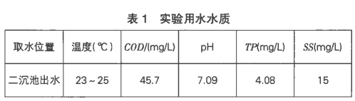 除磷劑除磷水質(zhì)參數